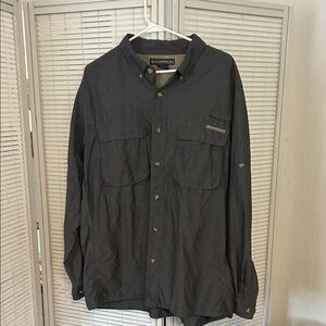 ExOfficio Men's Charcoal Shirt Jacket